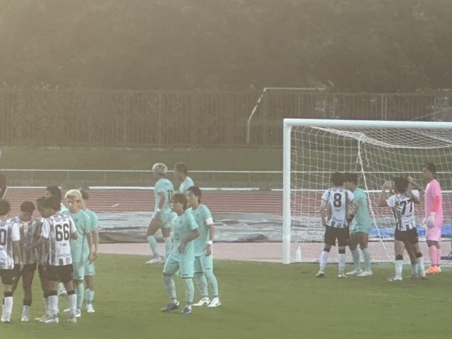 サッカー観戦の様子1