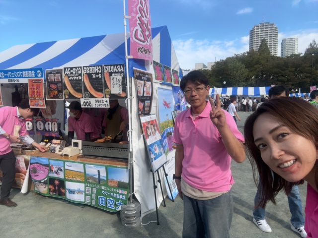 大空町議会議員の河村さんと三次ゆりか