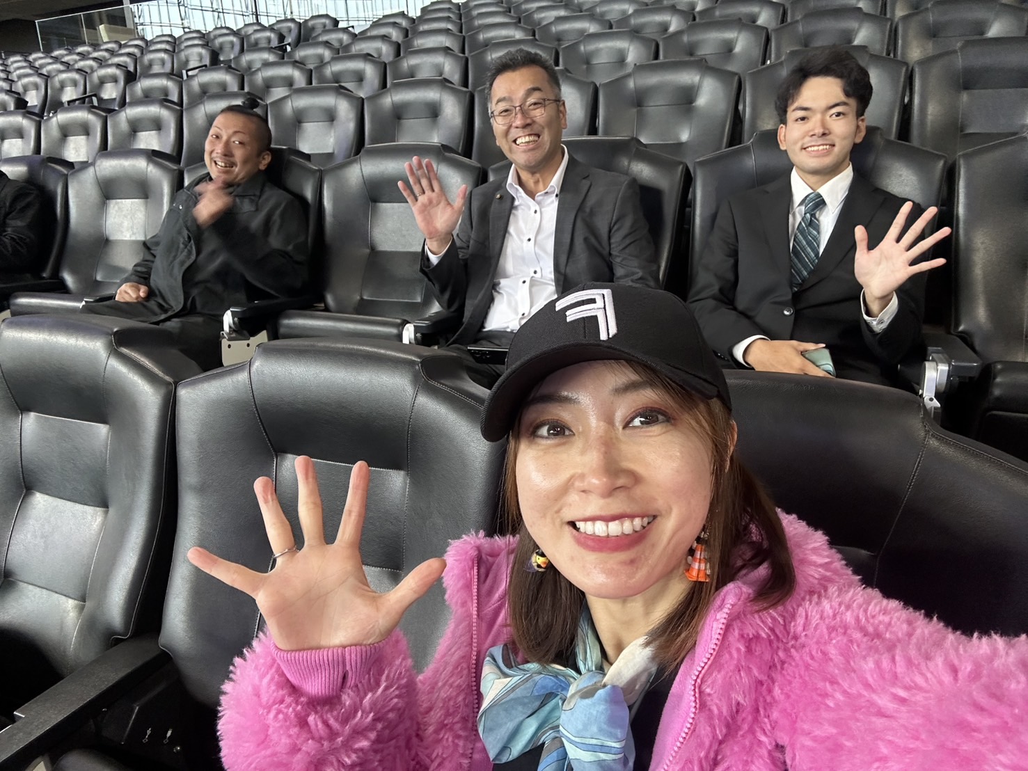 エスコンフィールドHOKKAIDOでの様子