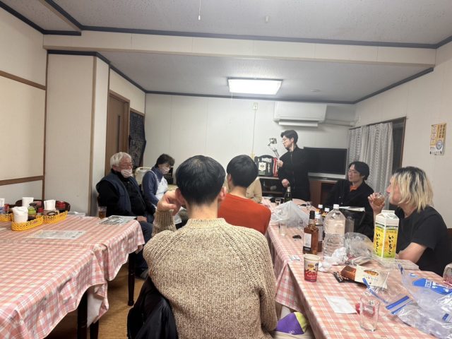 天水旅館での様子