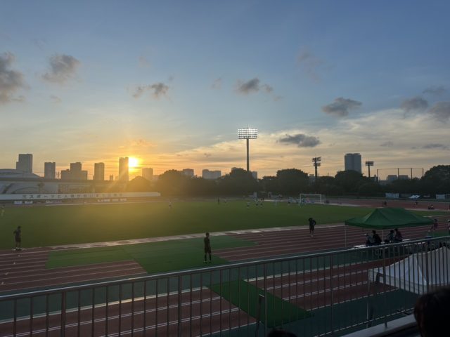 サッカー観戦の様子２