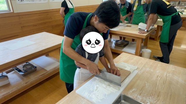 そば体験の様子１